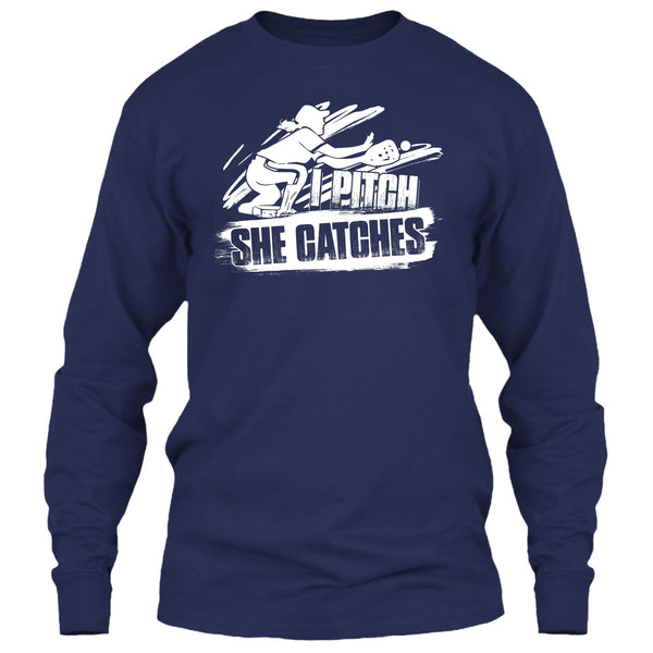 I Pitch She Catches T Shirt, I'm A Baseball Player T Shirt