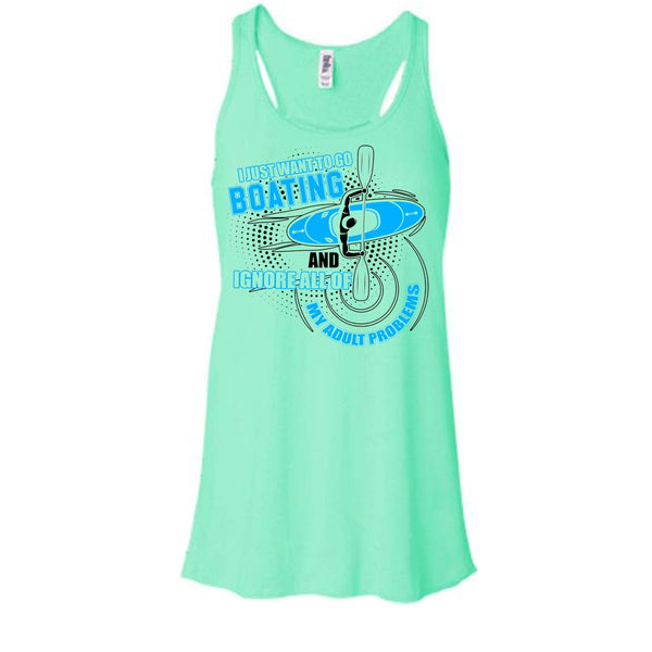 I Just Want To Go Boating T Shirt, I Love Boating Tank Top