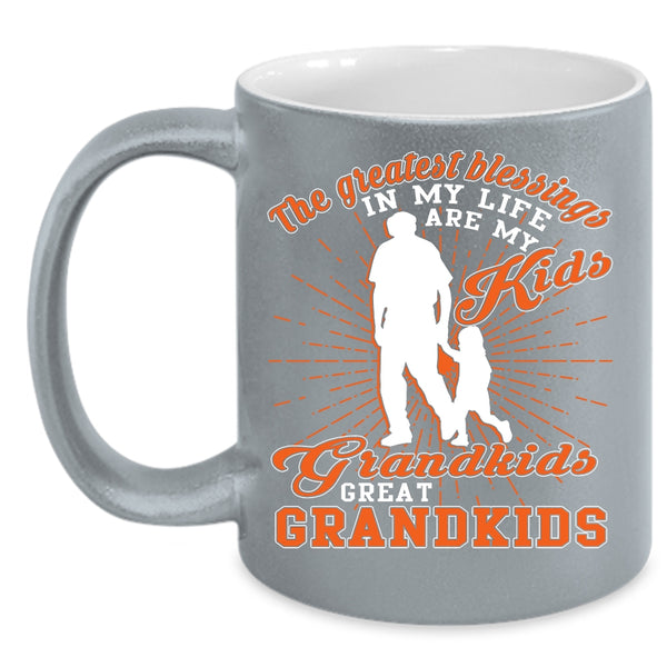 My Kids Coffee Mug, Grandkids Great Grandkids Coffee Cup