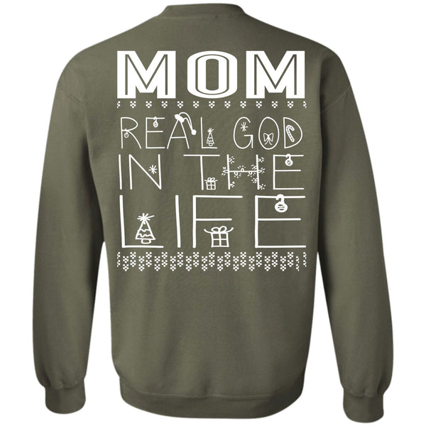 This Girl Loves Christmas T Shirt, Being A Mom Sweatshirt