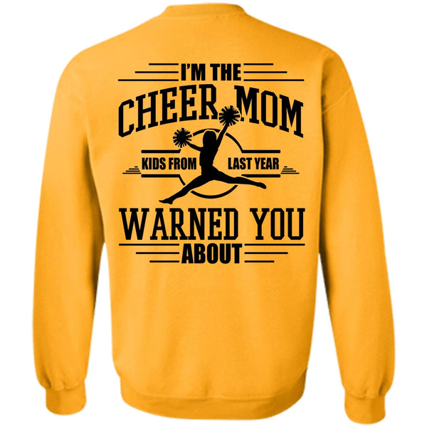 I Love Cheering T Shirt, I'm The Cheer Mom Sweatshirt