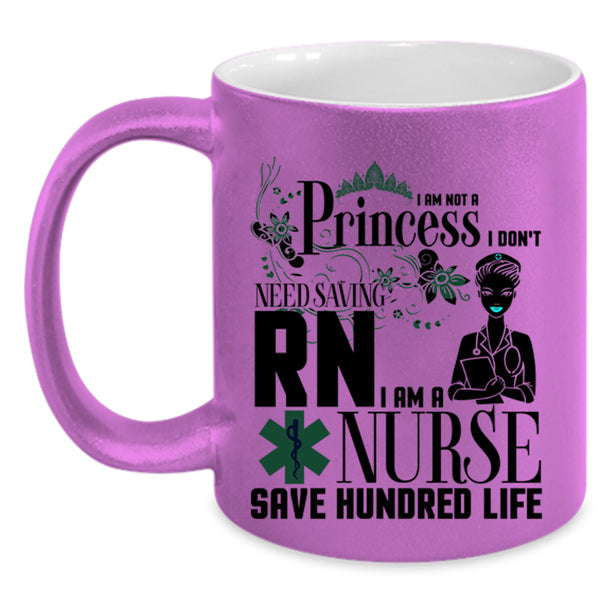 Pretty Daughter Coffee Mug, I Am A Nurse Accent Mug