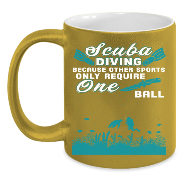 Scuba Diving Coffee Mug, Cute Gift For Scuba Diver Coffee Cup