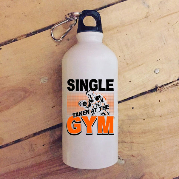 Single Taken At The Gym 20 oz Stainless Steel Bottle,Funny Gymnast Outdoor Sports Water Bottle