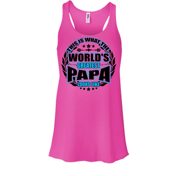 Worlds Greatest Papa T Shirt, Gift For Papa Tank Top