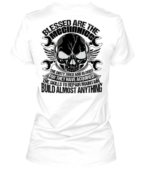 Blessed Are The Mechanics T Shirt, I Love Mechanic T Shirt