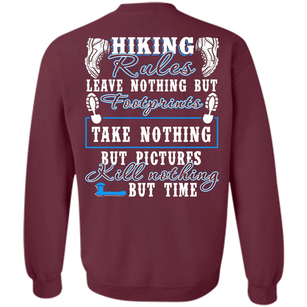 Footprint T Shirt, I Love Hiking Sweatshirt