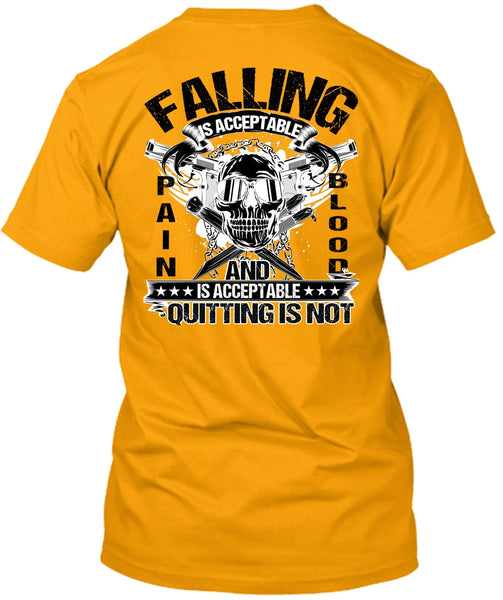 Falling Is Acceptable T Shirt, I Love Veteran T Shirt