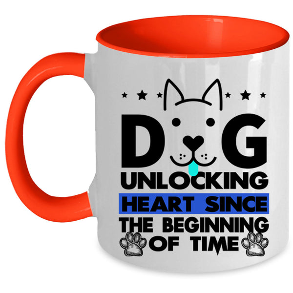 Cute Gift For Dog Lover Coffee Mug, Dog Unlocking Accent Mug