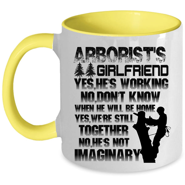 Cool Couple Coffee Mug, Arborist's Girlfriend Accent Mug