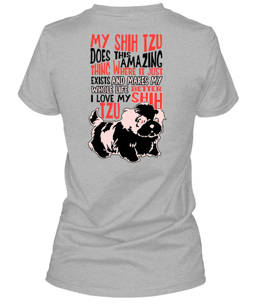 My Shih Tzu Does This Amazing T Shirt, My Dog T Shirt