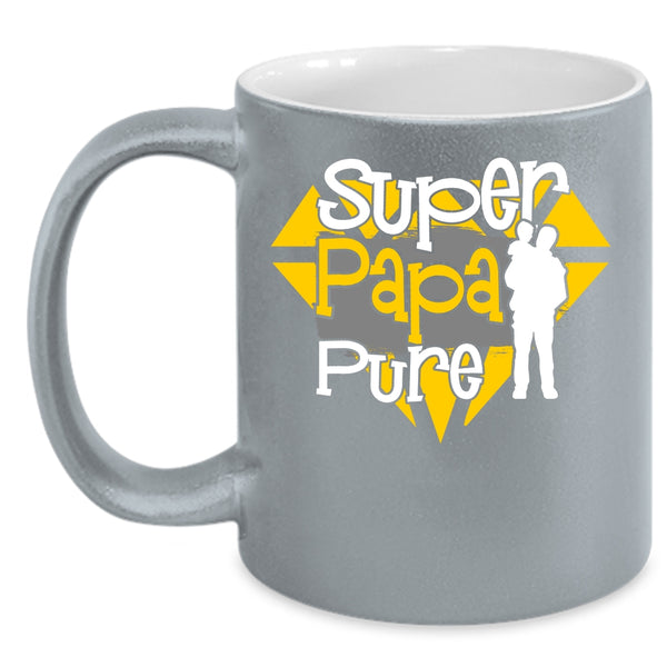 Cool Papa Pure Coffee Mug, Awesome Dad Coffee Cup