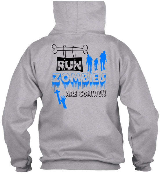 Run Zombies Are Coming T Shirt, Wait For Halloween T Shirt