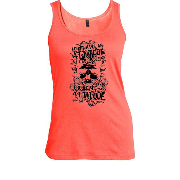 I Don't Have An Attidude T Shirt, Coolest Skull T Shirt, Awesome t-shirts