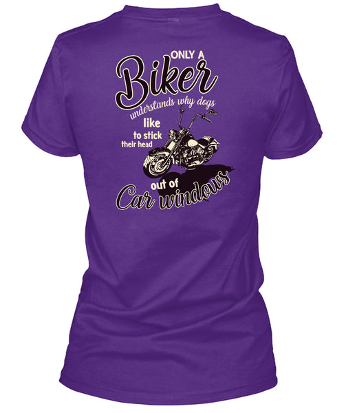 Only A Biker Understands T Shirt, Dogs Like To Stick T Shirt
