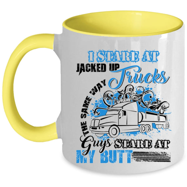 Cool Gift For Trucker Coffee Mug, Trucks Accent Mug