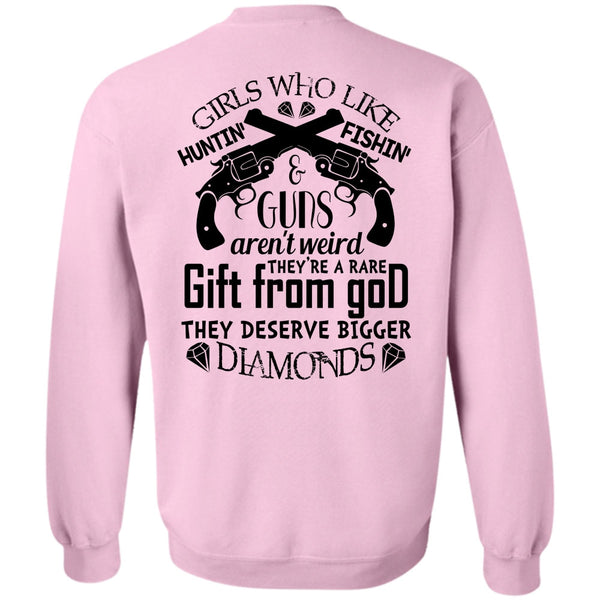 Being A Hunter T Shirt, They Deserve Bigger Diamonds Sweatshirt