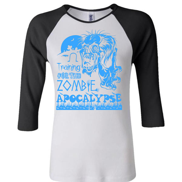 Training For The Zombie Apocalypse T Shirt, Wait For Halloween T Shirt, Awesome T-Shirts