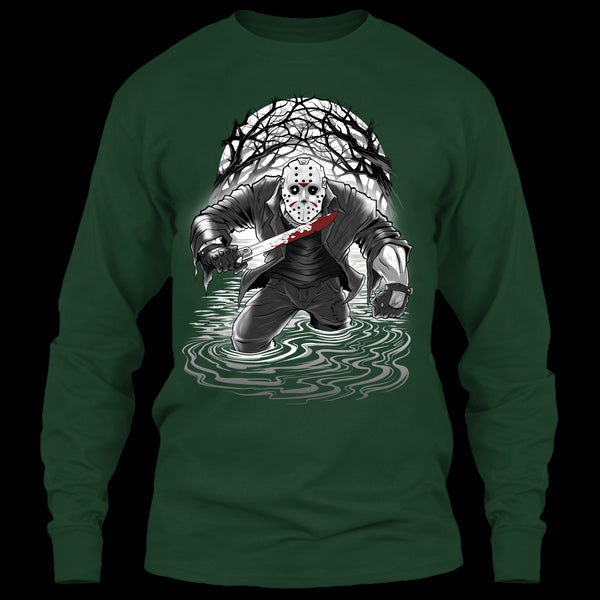 A black t-shirt with the shopify logo