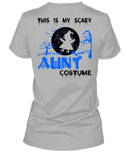 This Is My Scary Aunt Costume T Shirt, Wait For Halloween T Shirt