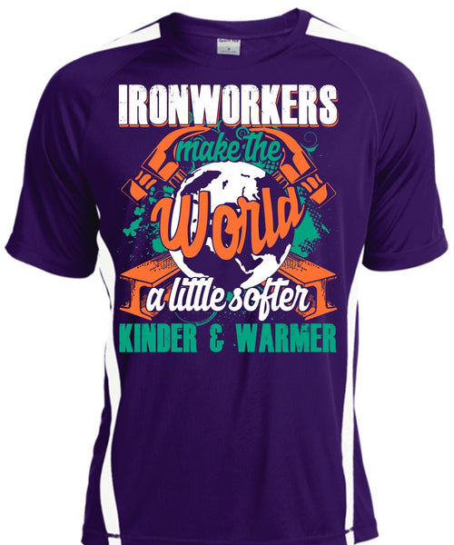 Ironworkers Make The World T Shirt, Being An Ironworker T Shirt, Cool Shirt