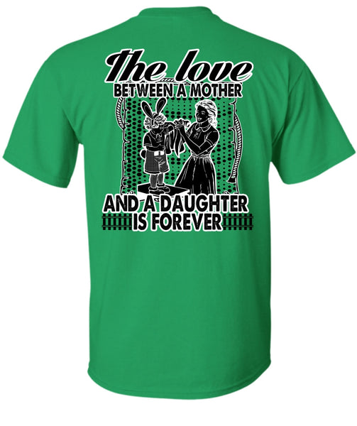 Mother And A Daughter T Shirt, I Love Mom T Shirt
