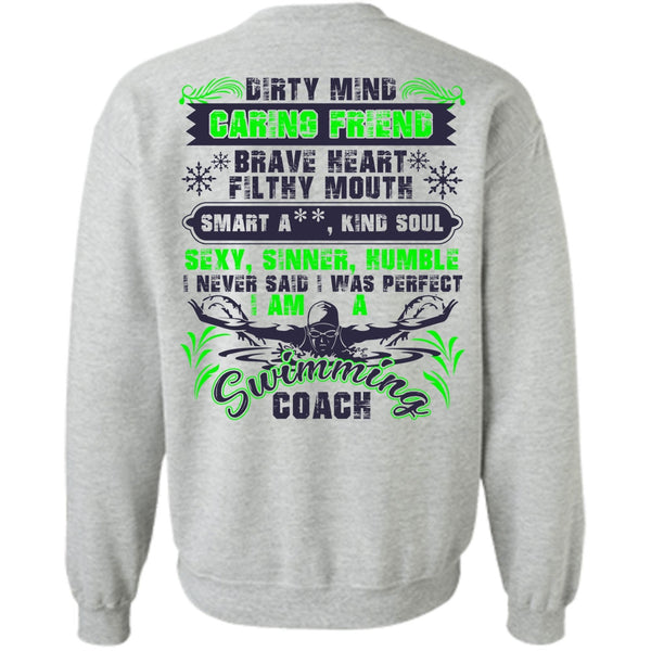 I Love Swimming T Shirt, I Am A Swimming Coach Sweatshirt