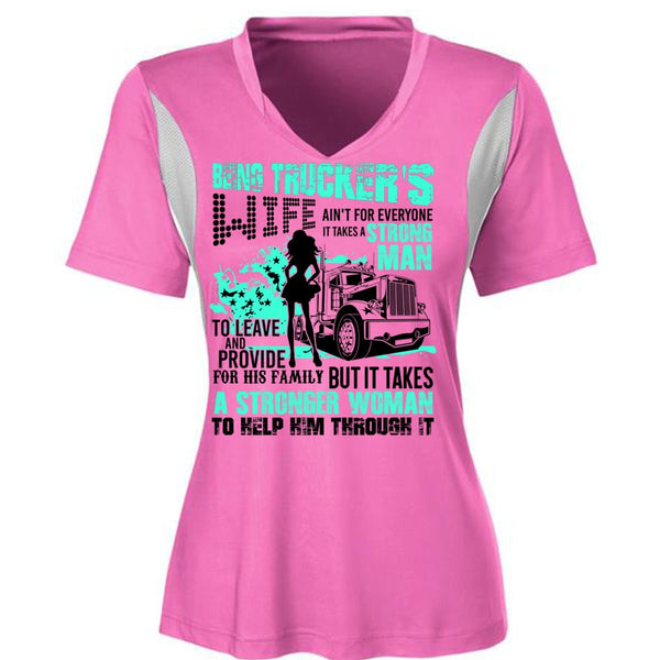 Being Trucker's Wife T Shirt, Being A Trucker T Shirt, Awesome T-Shirts