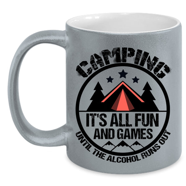 It's All Fun And Games Coffee Mug, Camping Accent Mug