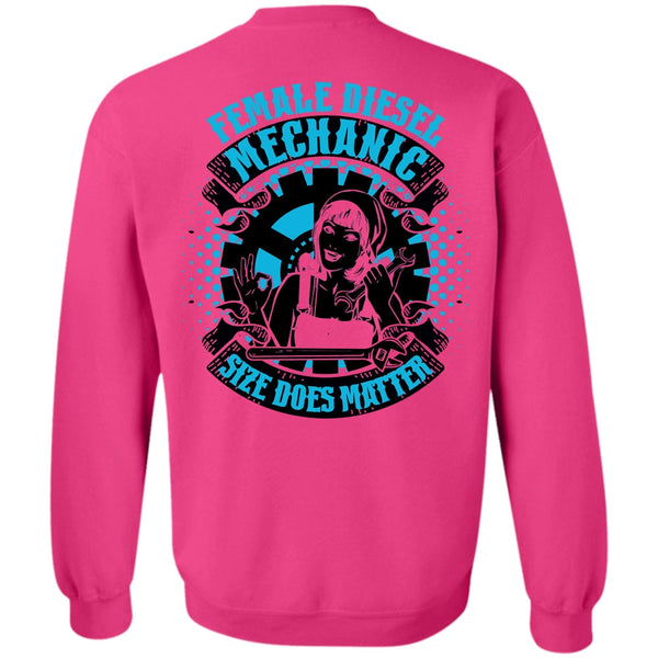 I Love Mechanic T Shirt, Female Diesel Mechanic Sweatshirt