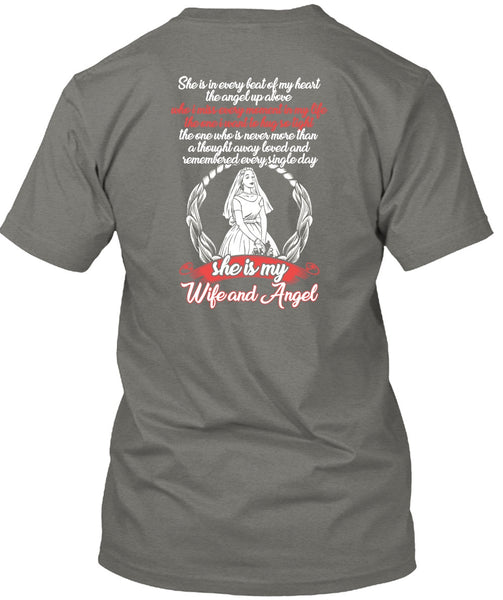 She Is My Wife And Angel T Shirt, Beat Of My Heart T Shirt