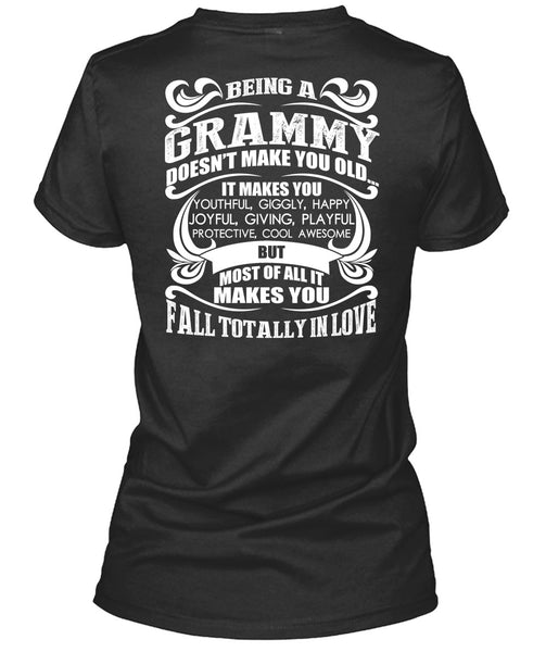 Being A Grammy T Shirt, Fall Totally In Love T Shirt