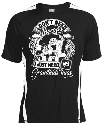 A black t-shirt with the shopify logo