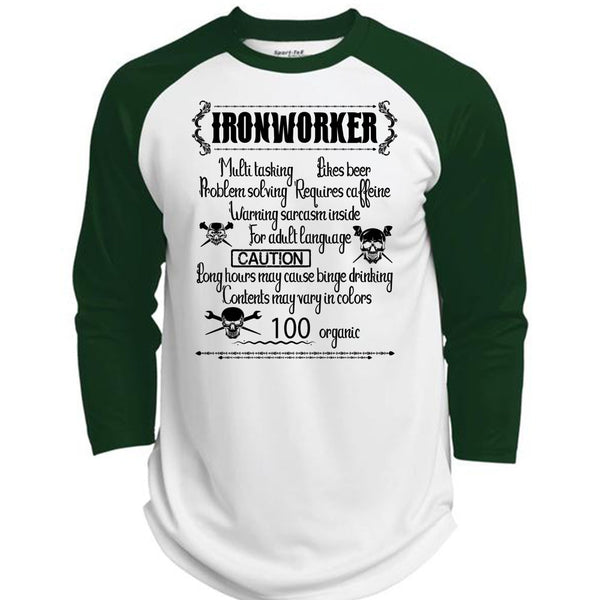 Ironworker Multitasking T Shirt, Being An Ironworker T Shirt, Awesome T-Shirts  (Polyester Game Baseball Jersey)