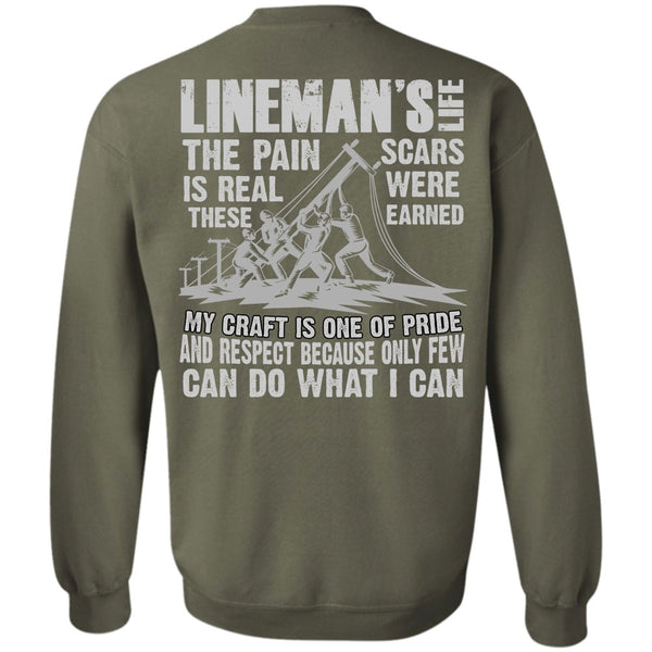 The Pain Is Real T Shirt, I Love Lineman Sweatshirt