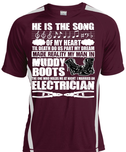 I Married An Electrician T Shirt, He Is The Song T Shirt, Cool Shirt