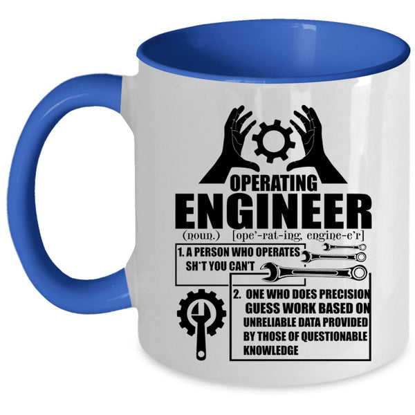 Awesome Operating Engineer Coffee Mug, Operating Engineer Accent Mug