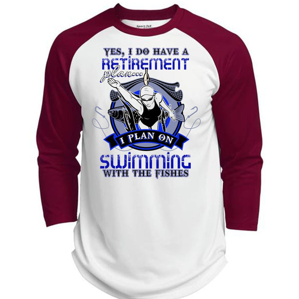 I Plan On Swimming T Shirt, I Love Swimming T Shirt, Awesome T-Shirts  (Polyester Game Baseball Jersey)