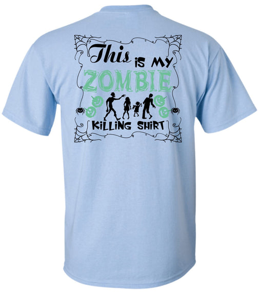 This Is My Zombie Killing T Shirt, Wait For Halloween T Shirt