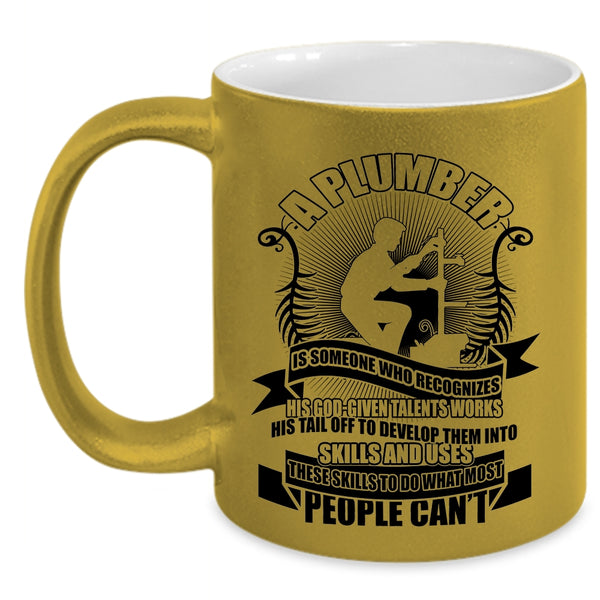 Cool Plumber Coffee Mug, Plumber Accent Mug