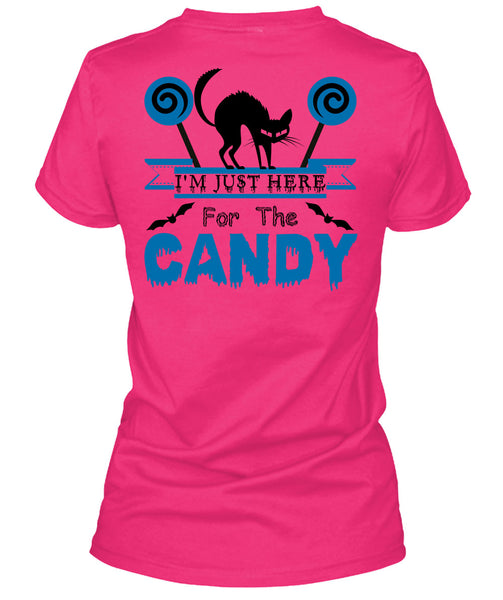 I'm Just Here For The Candy T Shirt, Wait For Halloween T Shirt