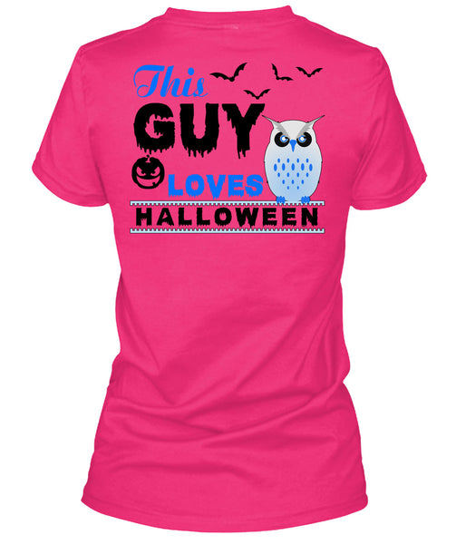 This Guy Loves Halloween T Shirt, Wait For Halloween T Shirt