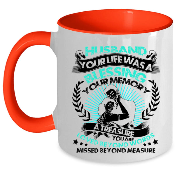 You Are Loved Beyond Words Coffee Mug, Husband Accent Mug