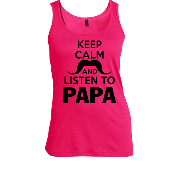 Keep Calm And Listen To Papa Shirt, Father's Day Gift Shirt