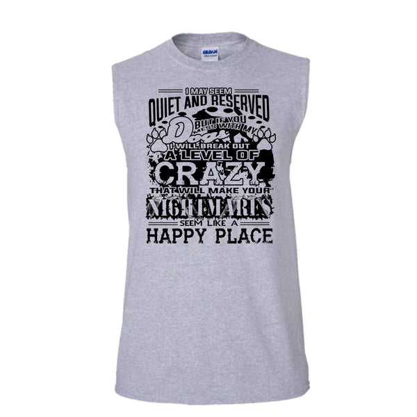 You Mess With My Dog Shirt, Cool Dog Shirt (Men's Cotton Sleeveless)