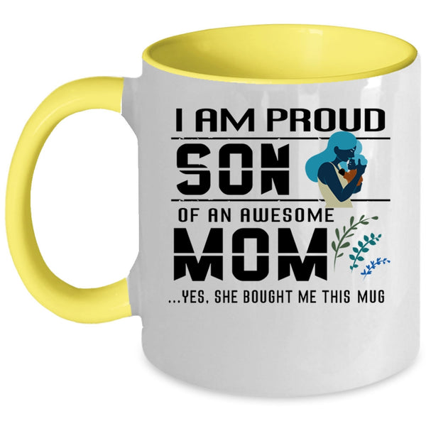 Cute Moms Coffee Mug, Only The Best Moms Are Promoted To Grandmas Accent Mug