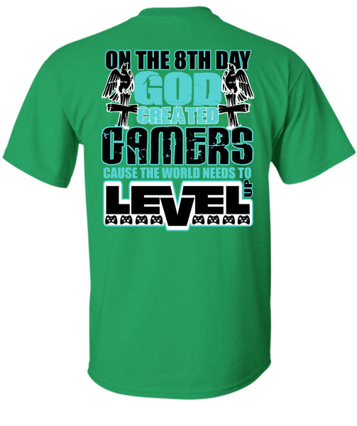 God Created Gamers T Shirt, I Love Gaming T Shirt