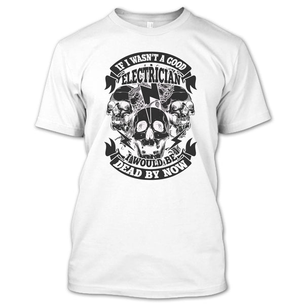 A black t-shirt with the shopify logo