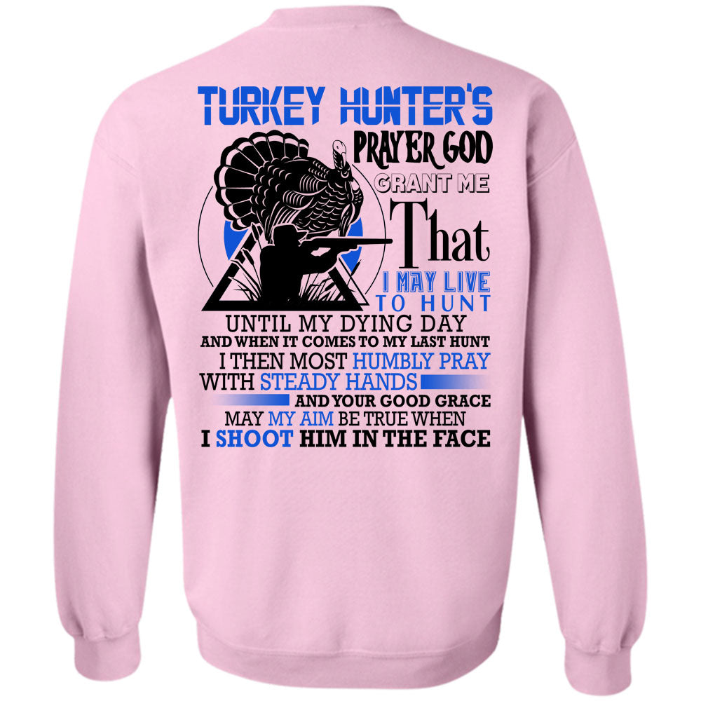 Turkey Hunter's Prayer T Shirt, Cool Hunter T Shirt Turkey Hunter's Prayer T Shirt, Cool Hunter T Shirt