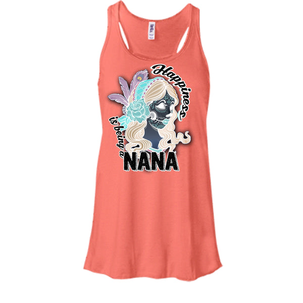 Happiness Is Being A Nana T Shirt, Gift For Nana Tank Top